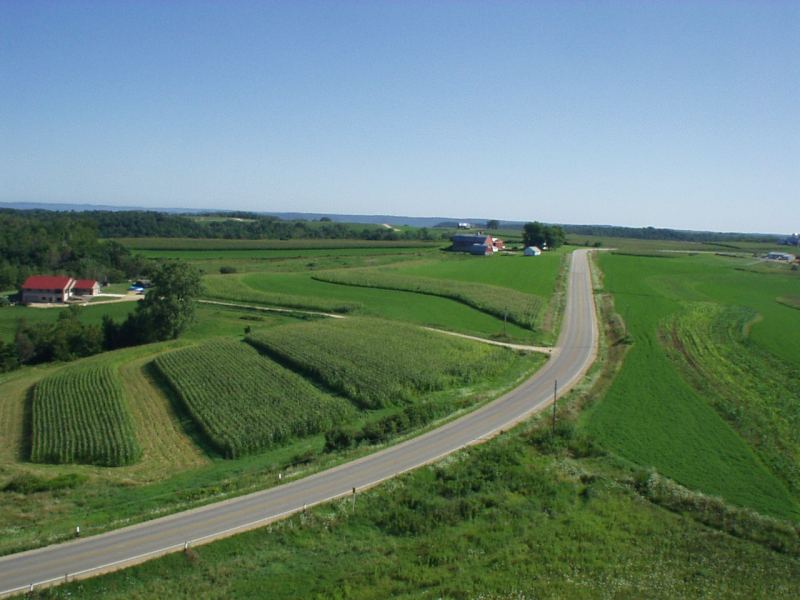 View from the tower, to the ENE