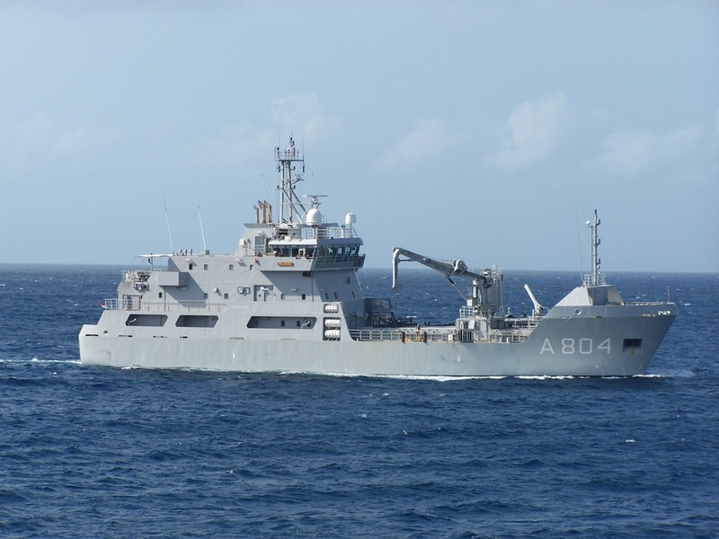 closeup of Navy ship