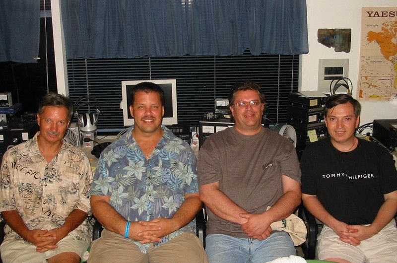 (L-R) W&Oslash;CG, WE9V, K9NW, KA9FOX