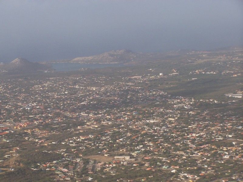 Aerial view of Curacao