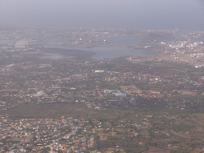 Aerial view of Curacao