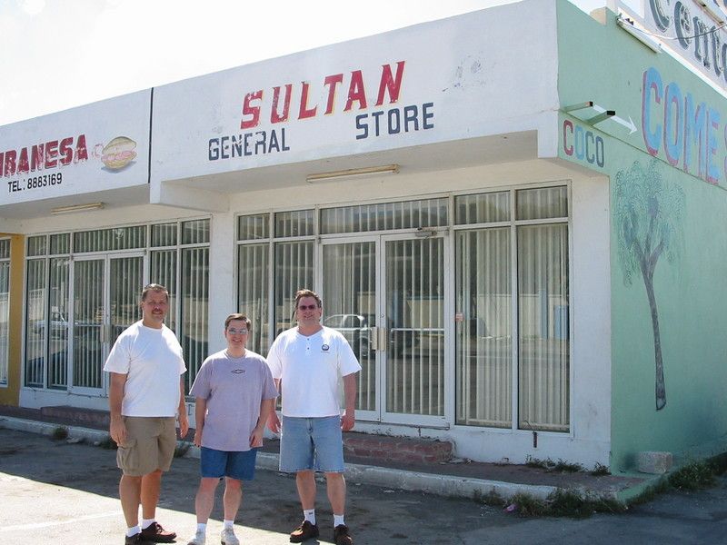The Sultans of Shwing at the Sultan General Store in Curacao.