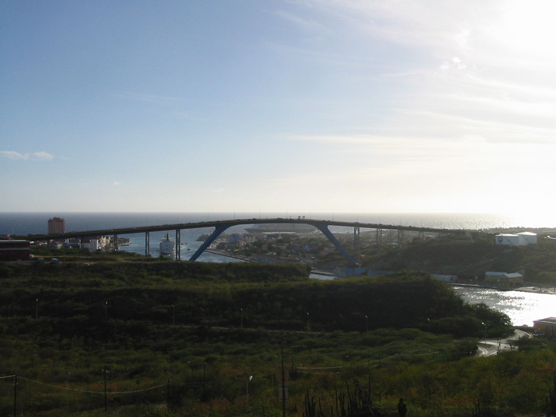 View of bridge from Fort Nassau