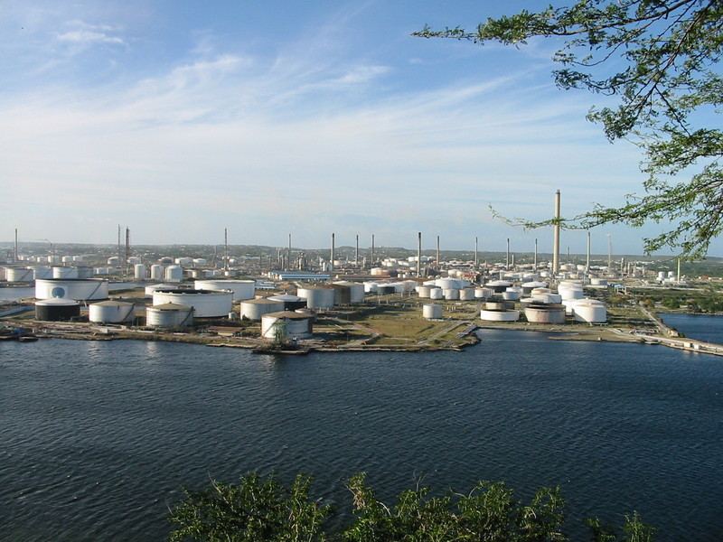 Oil Refineries, as seen from Fort Nassau
