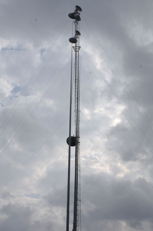 This is the top part of the 240' commercial (microwave) tower to be relocated to the property within the next couple of months.