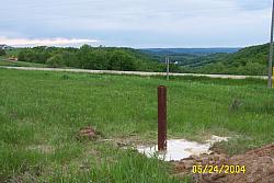 Another elevated guy post, with valley view to the NNW
