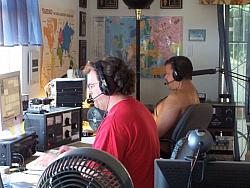(L-R) Mike K9NW, Chad WE9V