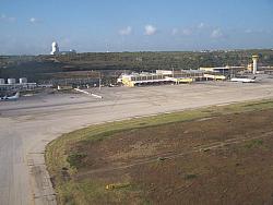 Aerial view of Curacao Internetational Airport