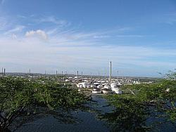 Oil Refineries, as seen from Fort Nassau