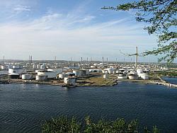 Oil Refineries, as seen from Fort Nassau